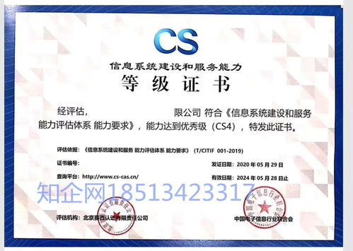 CS系统集成资质,深入解析CS信息系统集成及服务资质——企业发展的关键钥匙