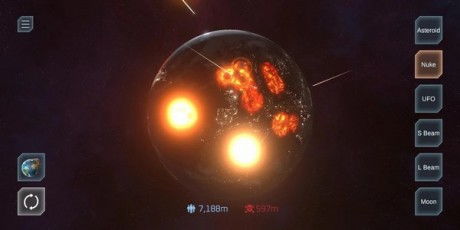 模拟地球爆炸安卓系统,安卓系统下的震撼体